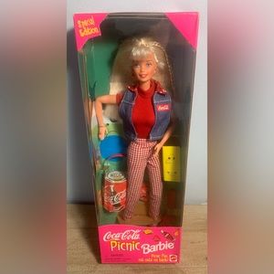 Vintage 1997 Coca Cola Picnic Barbie Doll Special Edition
